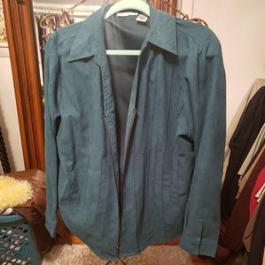 Rebecca Malone green jacket
